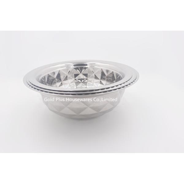 30cm Multi-functional stainless steel food storage basin vegetable reserve side deep basin with lid