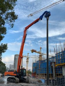 Low Noise Sheet Pile Driving Machine High Accuracy Quick Converting Operation