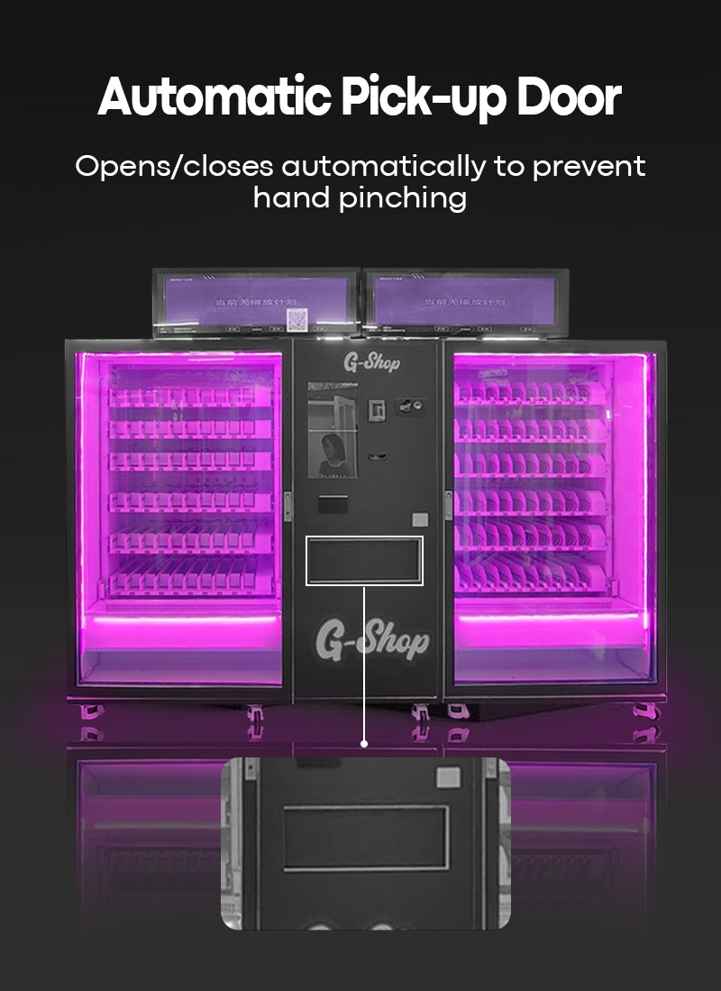 Large Combo Vending Machine two in one snacks  vending machine with eU age verifier