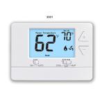 Reseem White Non Programmable 24V Electronic Room Thermostat With NTC Sensor