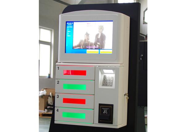 Quality Magstripe Card / IC Card / Member Card Accepted Cell Phone Charging Station with 19 Inch Touch Screen for sale