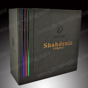 Wholesale Stamping Printing Black Luxury Magnet Packaging Box Custom Designed from china suppliers