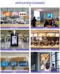 Smart Vertical LCD Touch Screen Retail Store Digital Signage in Different