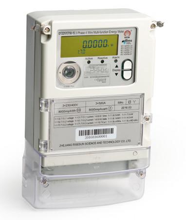 Quality IEC 62056 61 Multi Tariff Energy Meter Rs485 Multiphase Smart Meter 3 Phase 4 Wire for sale