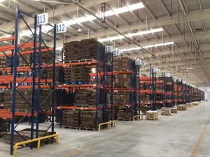 Easy Installation Double Deep Pallet Racking System in many colors