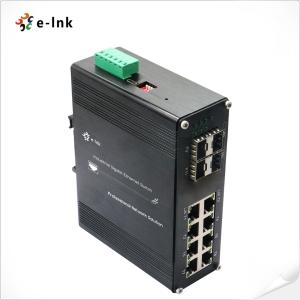 Wholesale Industrial L2+ 8-Port 10/100/1000T + 4-Port 1000X SFP Managed Ethernet Switch from china suppliers