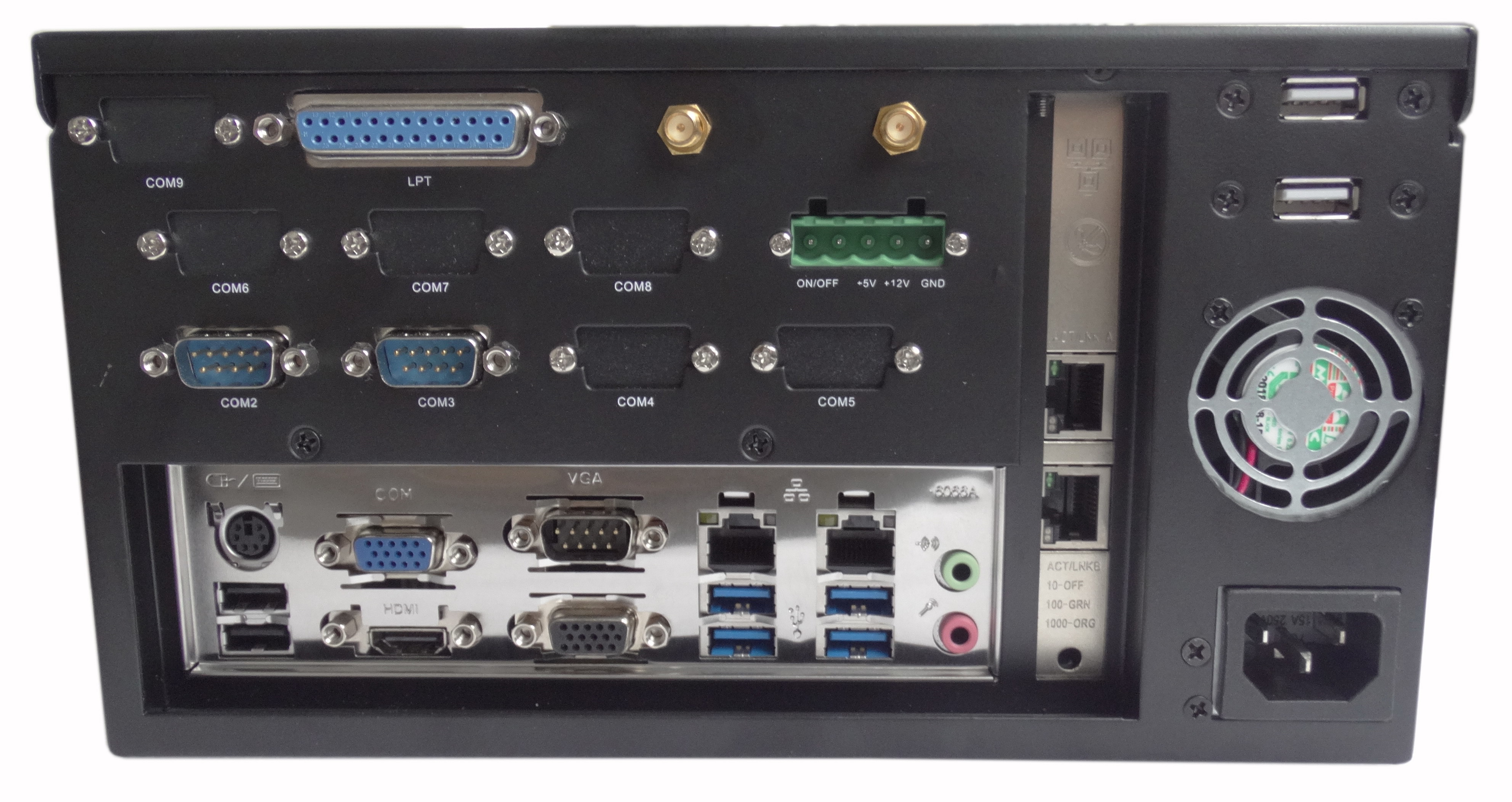 Industrial Embedded Computer 1 PCI Or PCIE Extension Support I3 I5 I7 CPU Multiple COM
