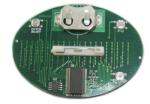 Scrolling Oval LED display panel mini name badge