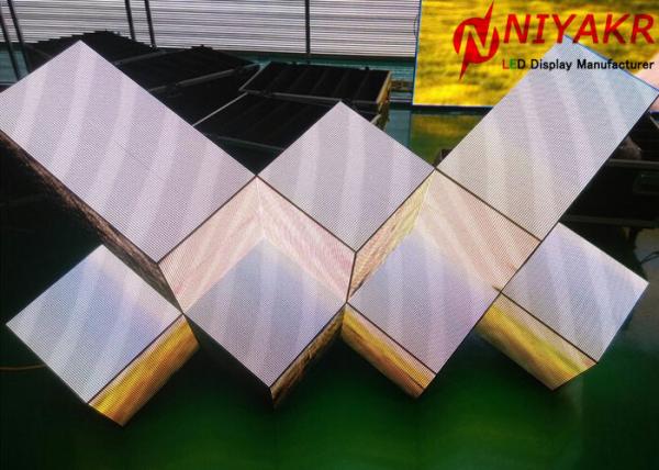 Quality Full Color Background Creative LED Display DJ LED Screen For Bar Club DJ Booth for sale