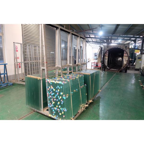 6.78MM White Film Tempered Laiminated Glass For Doors