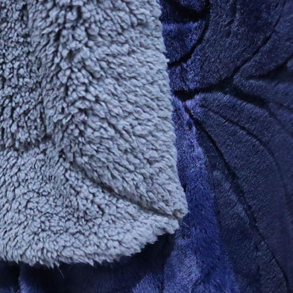 Double Sided Coral Fleece Blanket Polyester Faux Fur Minky Throw Blankets 320gsm