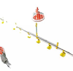 Wholesale Dia.25mm Poultry Farming Machine Galvanized Pipe Poultry Feed Line from china suppliers