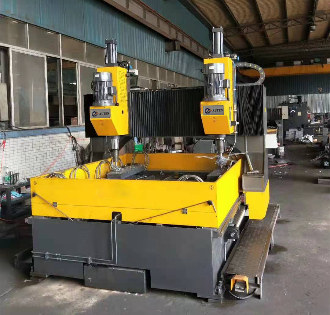 Metal Flange CNC Drilling Machine with Double Spindle Heads