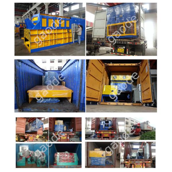 29600kg 90kw Portable Baler Hydraulic Scrap Metal Baling Press Machine High Productivity