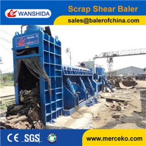 China Mobile Hydraulic Scrap Metal Scrap Baler Shears with Cummins Diesel Engine export on sale