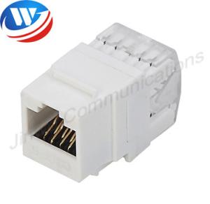 Wholesale White Tool Free RJ45 Keystone Jack PC Material Cat6 Keystone Jack from china suppliers