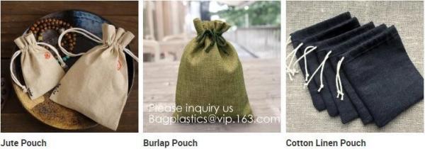 Drawstring Burlap Jute Sacks Jewelry Candy Pouch Christmas Wedding Party Favor Gift Bags,Natural Jute Drawstring package