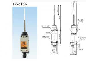 China Tend TZ-8166 Model Rigid Tend Brand Limit Switch Nylon Type With Double Spring Mechanism on sale
