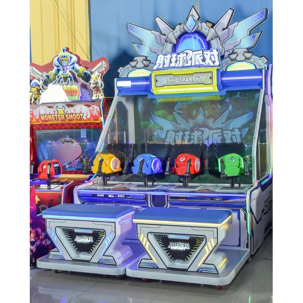 Shooting Monster Ticket Redemption Game Machine Four Players