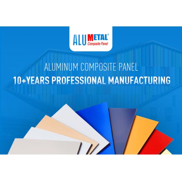 0.3mm Acp Sheet Fireproof Aluminum Composite Panel AA1100 PE Coating Nano