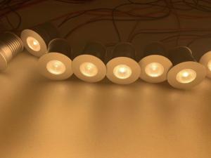 China LED Mini Down Lamp 3W IP44 Ra80 DC12-24V LED Mini Cabinet lights Showcase Mini LED Ceiling Spot Light on sale