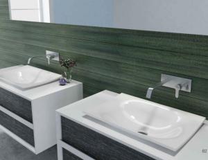 Wholesale Rectangular Counter Top Basin Solid Surface Stone Bathroom Sink from china suppliers