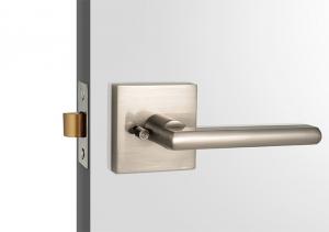 China Tubular Key Lock Satin Nickel Solid Brass Cylinder With Zinc Alloy Cover on sale