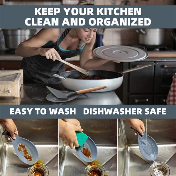 BPA Free Cooking Utensil Rest Cross Contamination Free For Multiapplication