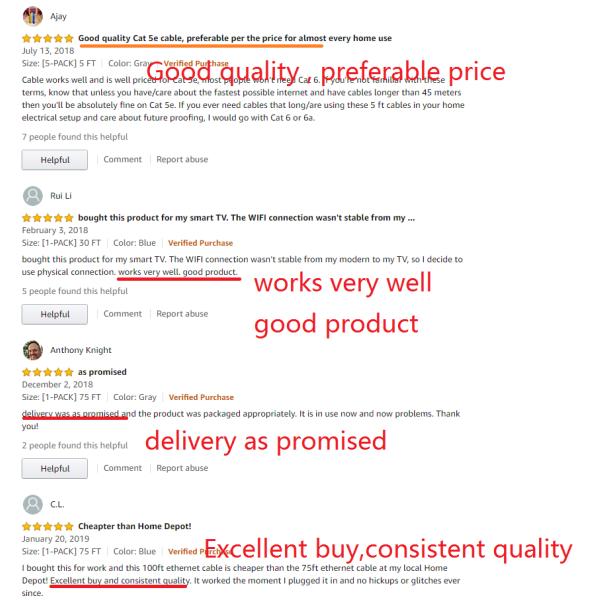 Cat6 Flat Ethernet Cable 1m LSZH Shielded RJ45 Patch Cord