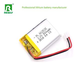 Wholesale Square Lithium Polymer Battery Cell 602535 3.7V 4.2V 400mAh For Smart Watch from china suppliers