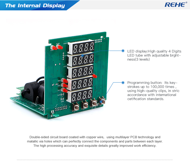 Popular cheap Multifunction Programmable Digital A V HZ multi Combined meter