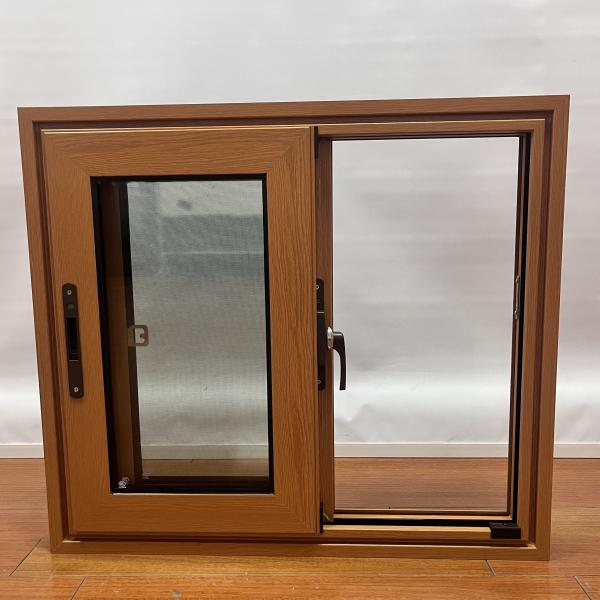 Custom Aluminum Sliding Window with Double Glaze and Insect Screen