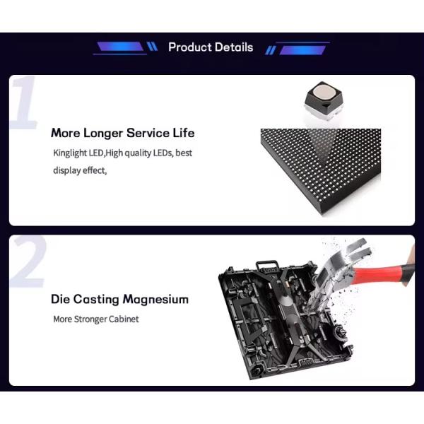 SMD3535 Die-Cast Aluminum Screen SMD P4 Waterproof Outdoor Billboard, Road LED Screen Display