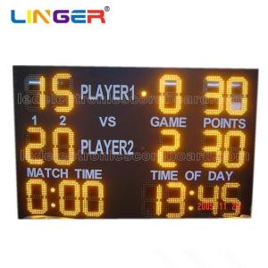 China Fr4 Pcb Wireless Digital Tennis Scoreboard With 6mm Front Acrylic Board on sale