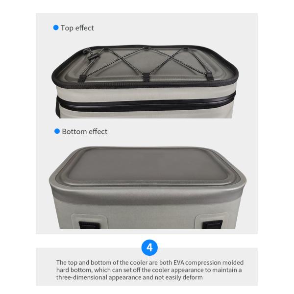 Customized Soft Cooler Backpack Water Resistant For Camping