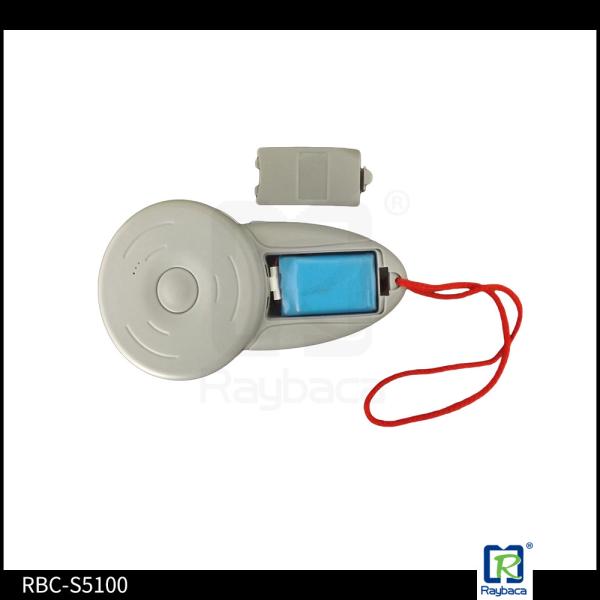 Quality Low Frequency Handheld Rfid Reader White Eid Tag Reader For Animal Microchip And Ear Tags for sale