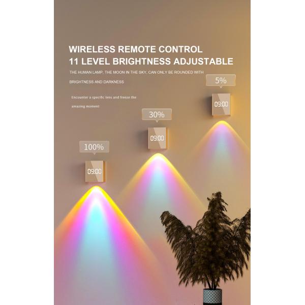 Light Controlled Bedroom Lamp Rechargeable Sunset Lamp with 3- and Internet Celebrity