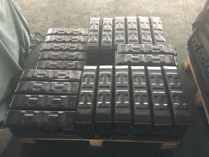 Wholesale Mini Excavators Clip On Rubber Track Pads 450HD / 380HD Noise Reduction from china suppliers