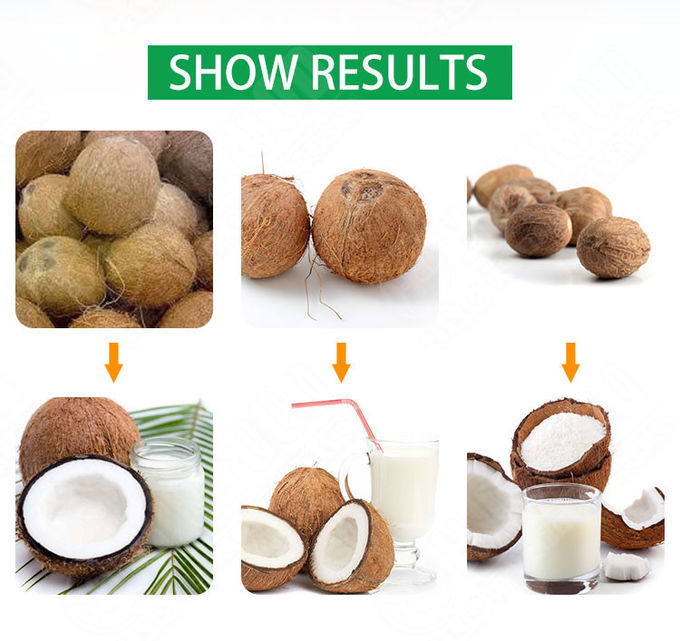 7.5kw Coconut Juice Extracting Machine Halving Half Cutting And Collecting Water