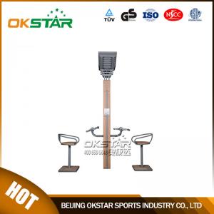 Wholesale wooden street lamp outdoor fitness upper limbs bike trainer from china suppliers