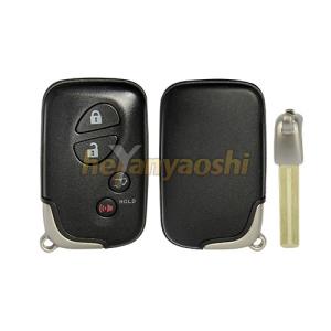 Wholesale Lexus 4 Buttons Smart Key Shell with Emergency Key Insert from china suppliers