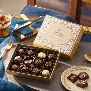 Wholesale Customized Chocolate Packaging Boxes Luxurious Logos Customized