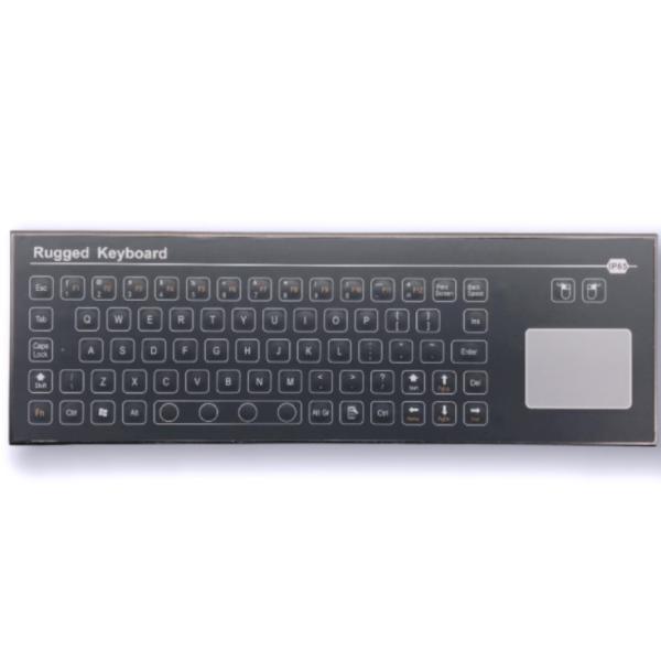 Explosionproof Panel Mounted Keyboard 71 Keys IP67 Industrial Membrane Keyboard