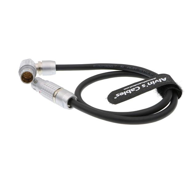 Alvin's Cables ARRI Classic EVF Cable 16 Pin Male Right Angle to 16 Pin Female Straight