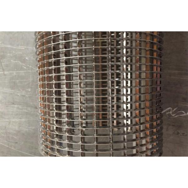 Bright Wire Wrap Screen Inverted Shallow FOTI Stainless Steel Round Screen