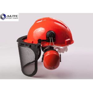 Wholesale Metallurgy PPE Safety Helmet , Industrial Safety Helmet With Face Protection from china suppliers