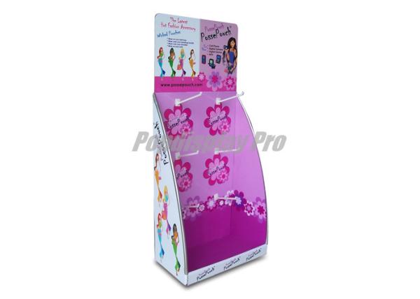 Quality Elegant Custom Cardboard Hook Display 2 Sides Printed Environmental Friendly for sale