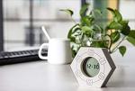 A stylish and innovative digital timer desktop Hexagonal rotating productivity