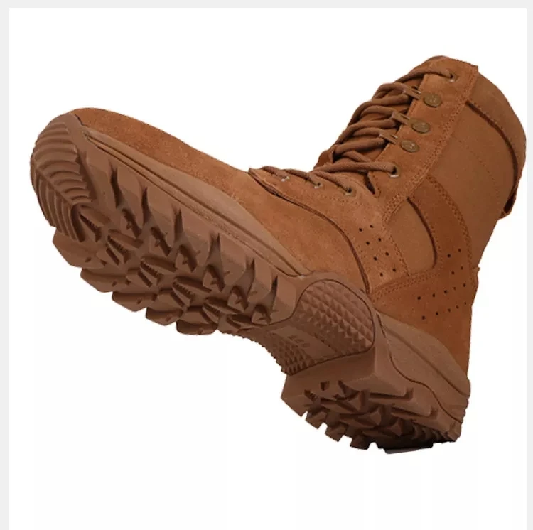 Lightweight Composite Toe Military Boots Backpacking Brown Army Cadet Boots