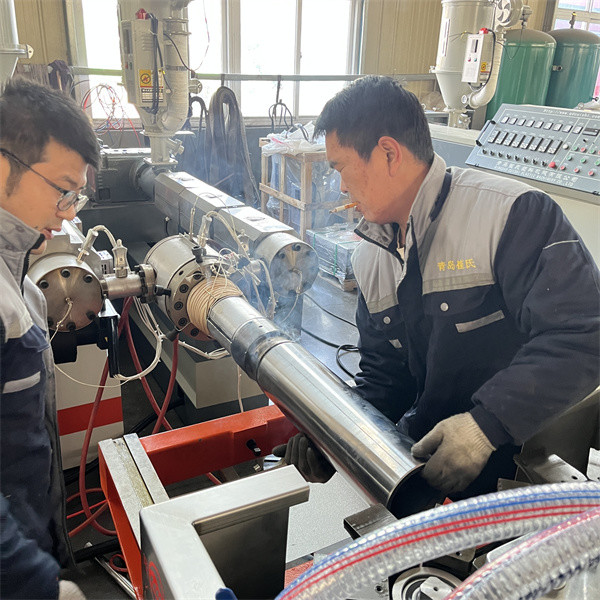 HDPE PVC Double Wall Corrugated Pipe Production Line , DWC Pipe Manufacturing Machine